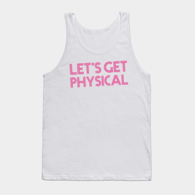 Let's Get Physical /// Olivia Fan Design Tank Top by Trendsdk